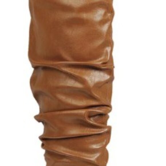 Elegant Brown Over-the-Knee Boots - Picture 2 of 4